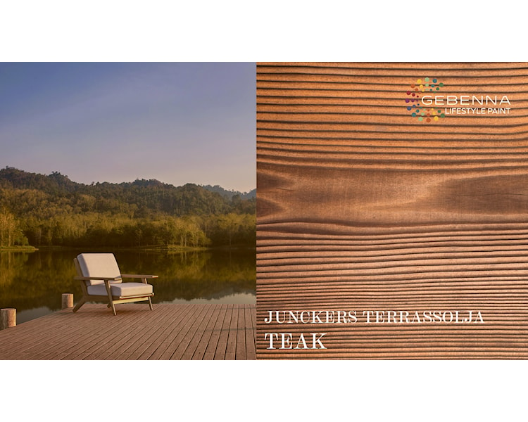 SV JUNCKERS TEAK TERRASSOLJA FARVEKORT